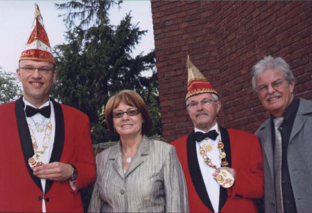 Armin Kehr, Inge & Bert Heibges, Dr. Jrgen Wirtz (v.l.n.r.)