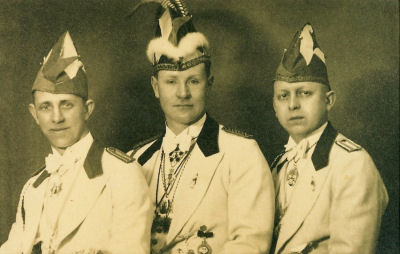 Die Grndungsmitglieder (Johann Schwartz, Leo Lenzen, Josef Ortmanns v.l.n.r.)