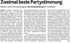 Zweimal beste Partystimmung